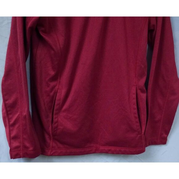 Majestic Section 101 Womens Small 1/4 Zip OU Pullover Oklahoma Sooners Jacket - Picture 3 of 9